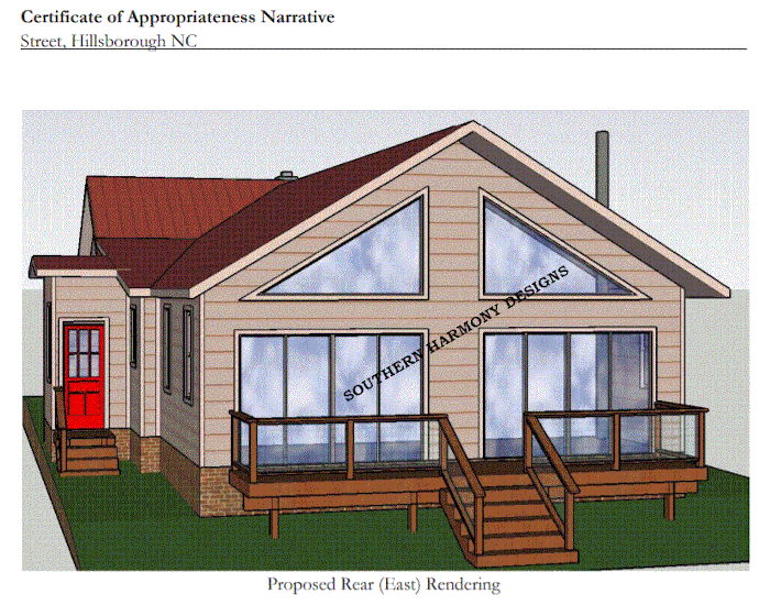 sunroom proposal rendering